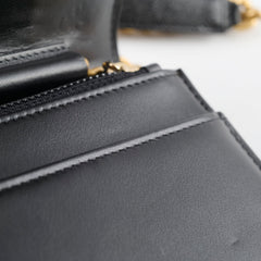 Chanel Wallet on Chain WOC Caviar Boy Black Microchipped