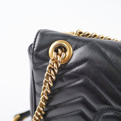 Gucci Medium Marmont Shoulder Bag Black