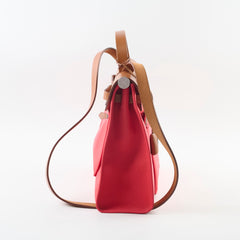 Hermes Herbag 31 Pink/Red - Stamp C