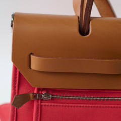 Hermes Herbag 31 Pink/Red - Stamp C