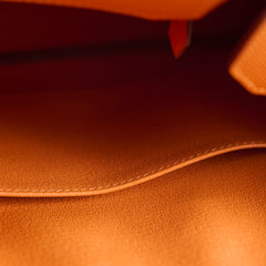 Hermes Birkin 30 Orange Epsom GHW R In Square