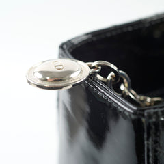 Dior Large Lady Dior Black Patent