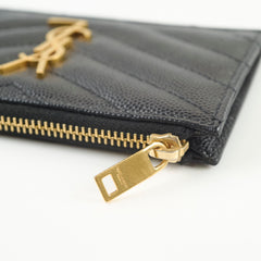 Saint Laurent Fragment Zippered Card Case