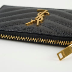 Saint Laurent Fragment Zippered Card Case