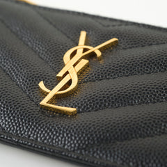 Saint Laurent Fragment Zippered Card Case