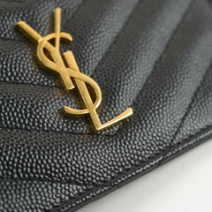 Saint Laurent Fragment Zippered Card Case