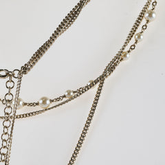 Chanel Pearl Heart Necklace