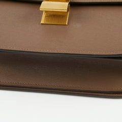 Celine Medium Box Calfskin Brown
