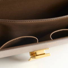 Celine Medium Box Calfskin Brown