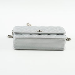 Chanel Reissue Wallet on Chain WOC Silver