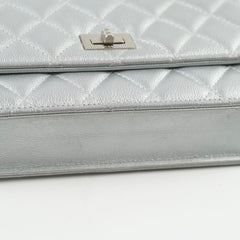Chanel Reissue Wallet on Chain WOC Silver