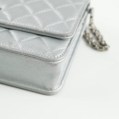 Chanel Reissue Wallet on Chain WOC Silver