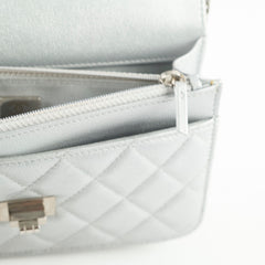 Chanel Reissue Wallet on Chain WOC Silver