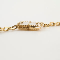 Van Cleef & Arpels Vintage 5 Motifs Alhambra Mother of Pearl Bracelet