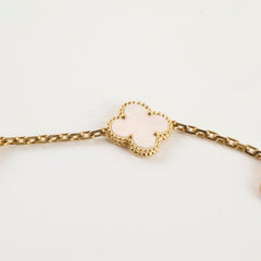 Van Cleef & Arpels Vintage 5 Motifs Alhambra Mother of Pearl Bracelet