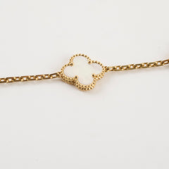 Van Cleef & Arpels Vintage 5 Motifs Alhambra Mother of Pearl Bracelet