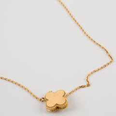 Van Cleef & Arpels Vintage Alhambra Holiday Limited Edition Pendant Yellow Mother Of Pearl 2018