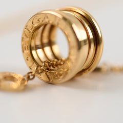 Bvlgari B Zero 1 Necklace Pink Rose Gold