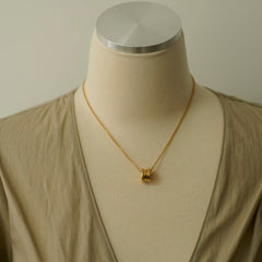 Bvlgari B Zero 1 Necklace Pink Rose Gold