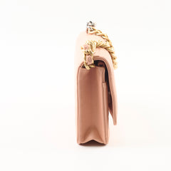 Chanel 19 Wallet on Chain Beige Lambskin (microchip)