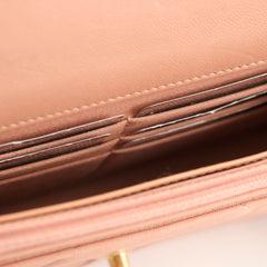 Chanel 19 Wallet on Chain Beige Lambskin (microchip)