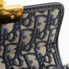 Dior Montaigne Box Bag Mini Navy Oblique