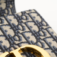 Dior Montaigne Box Bag Mini Navy Oblique