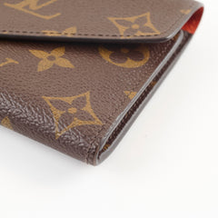 Louis Vuitton Sarah Wallet Monogram Orange