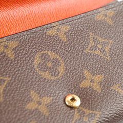 Louis Vuitton Sarah Wallet Monogram Orange