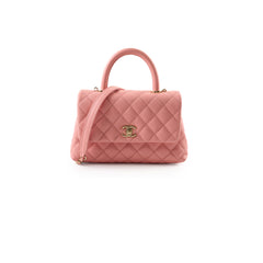 Chanel Small Coco Handle Pink Caviar
