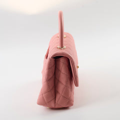 Chanel Small Coco Handle Pink Caviar