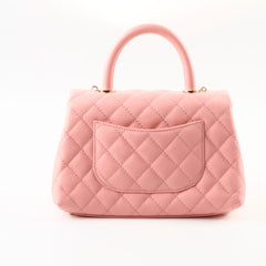 Chanel Small Coco Handle Pink Caviar