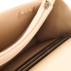 Chanel 19 Wallet On Chain WOC Lambskin Beige