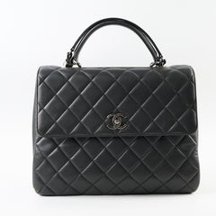 Chanel Large Trendy CC Grey Lambskin