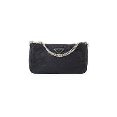 Prada Nylon Crossbody Chain Black