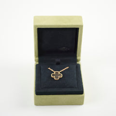 Van Cleef & Arpels Vintage Alhambra Grey Mother of Pearl MOP Necklace 2025