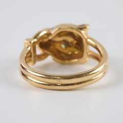Deal of The Week - Cartier Panthere De Cartier Ring Yellow Gold Size 55