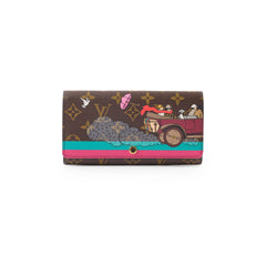 Louis Vuitton Christmas Animation 2015 Sarah Wallet Monogram