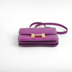 Deal of The Week - Hermes Mini Constance 18 Anemone Evercolor Y Stamp 2020