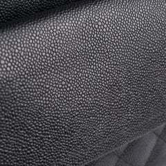 Chanel Caviar Double Classic Flap Jumbo Black