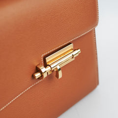 Hermes Verrou 21 Epsom Gold - Y Stamp