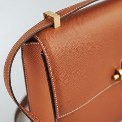 Hermes Verrou 21 Epsom Gold - Y Stamp