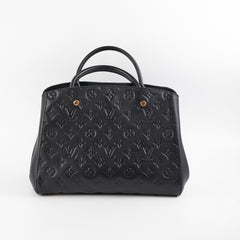 Louis Vuitton Montaigne MM Empreinte Black