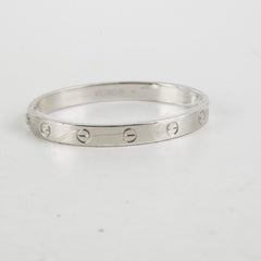 Cartier Love White Gold Size 16 (Old Screw)