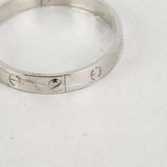 Cartier Love White Gold Size 16 (Old Screw)