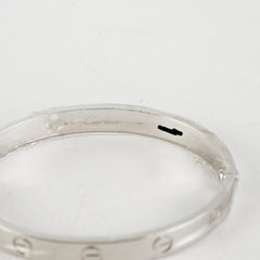 Cartier Love White Gold Size 16 (Old Screw)