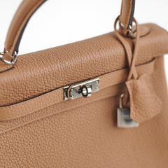Hermes Kelly 25 Togo Chai - Stamp U