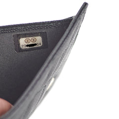 Chanel Boy Compact Caviar Black Wallet