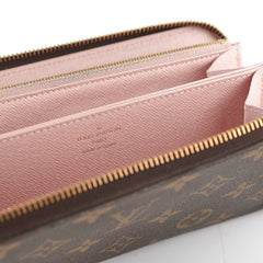 Louis Vuitton Classic Monogram Zippy Wallet Rose Ballerine