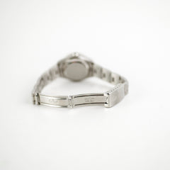 Rolex 26mm Datejust Black Aftermarket Diamonds Watch